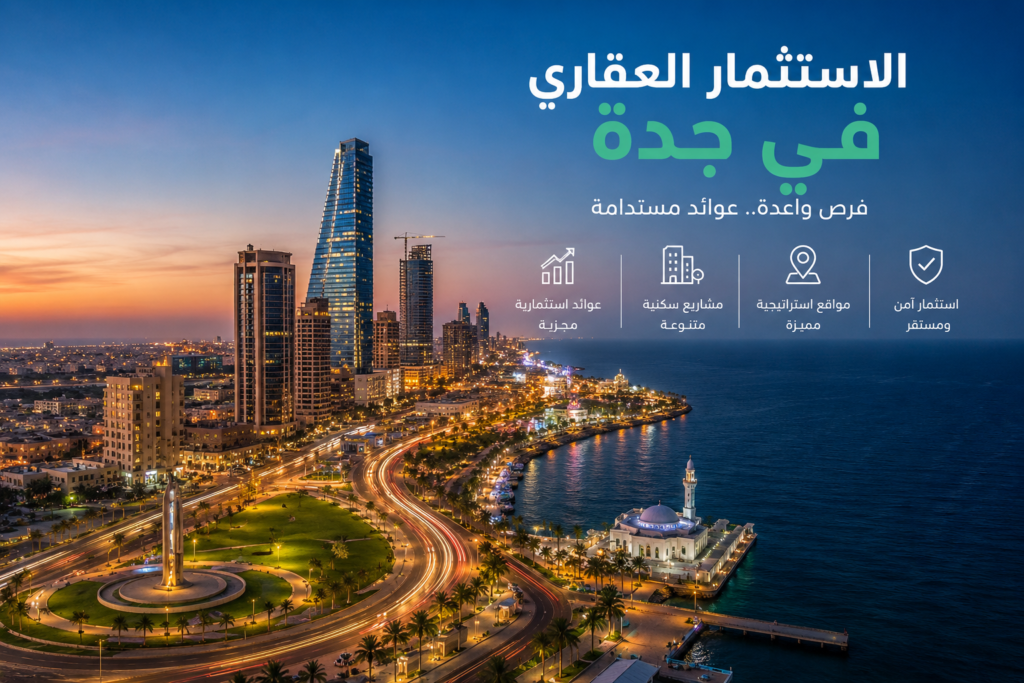 الاستثمار العقاري في جدة 2026 وفرص المشاريع السكنية الجديدة