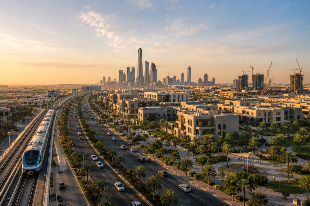 فرص الاستثمار العقاري بالقرب من المشاريع الحكومية الجديدة في السعودية